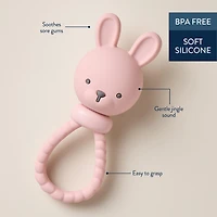 Hochet Sweetie Silicone - Lapin