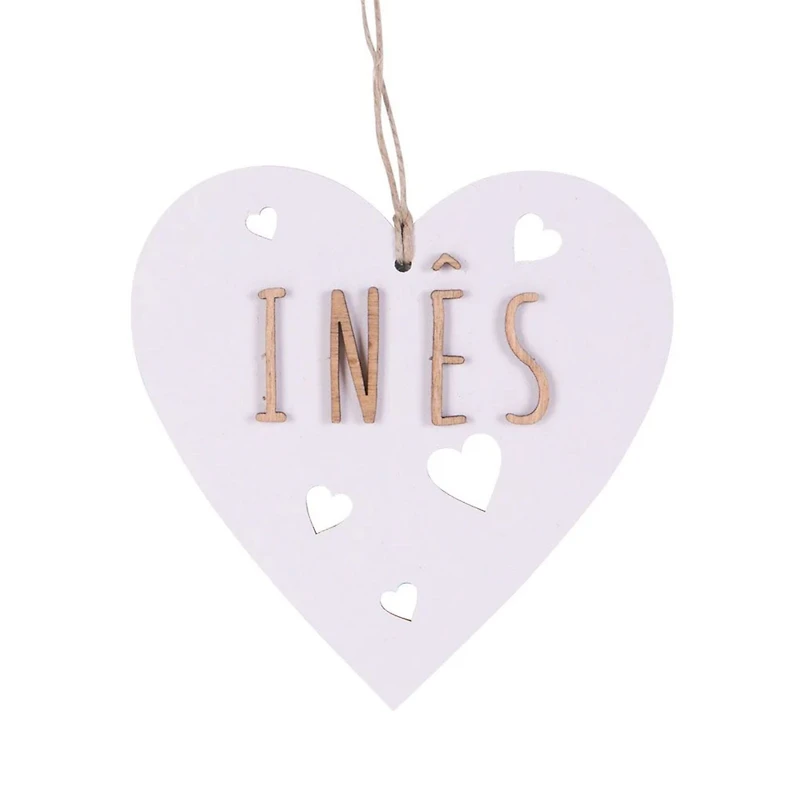 Cœur Personnalisé - Blanc