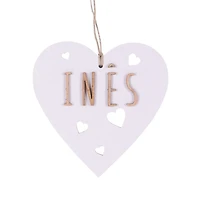 Cœur Personnalisé - Blanc