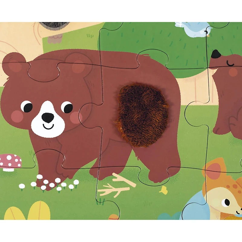 Casse-tête Tactile - Animaux ForêT
