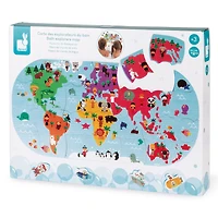 Jouet pour le Bain Carte du Monde