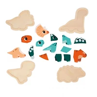 4 Progressive Puzzles - Dino 