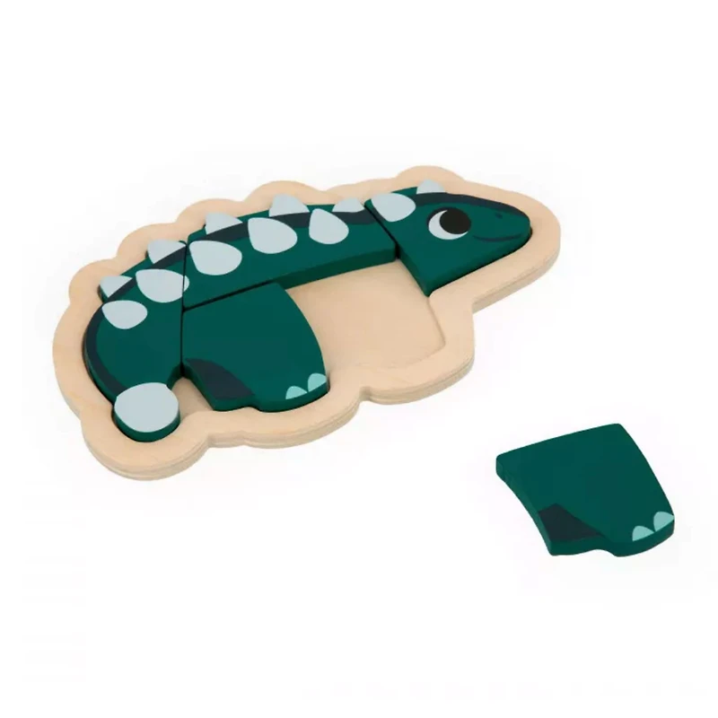4 Progressive Puzzles - Dino 