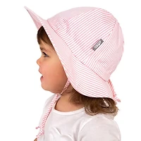 Pink Stripe Uv Coton Hat 2-5