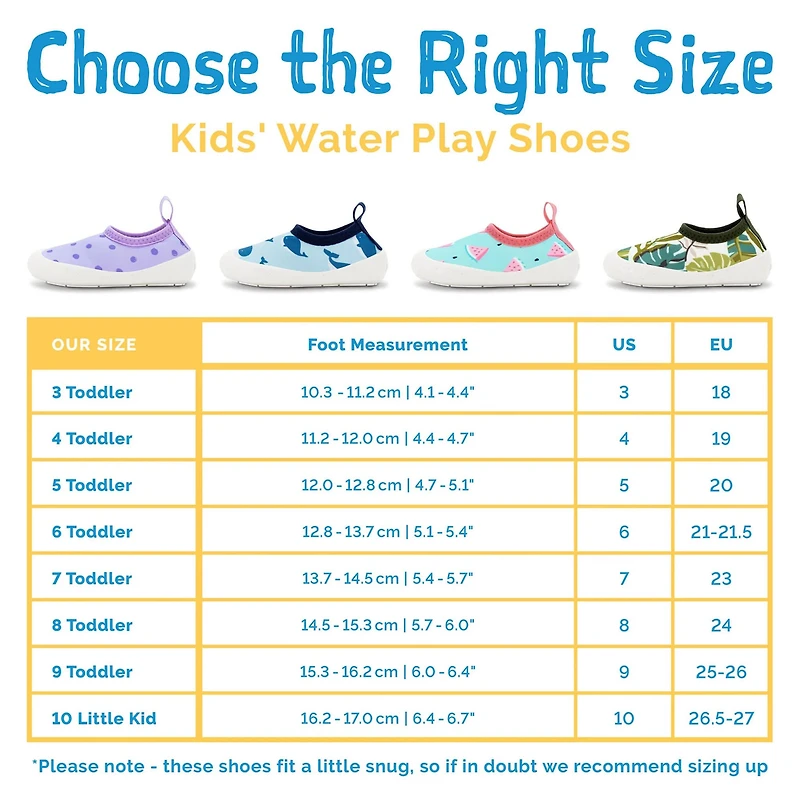 Water Play Shoes 4-10