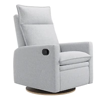 Fauteuil Berçant et Pivotant Arya - Arlo Heather Silver
