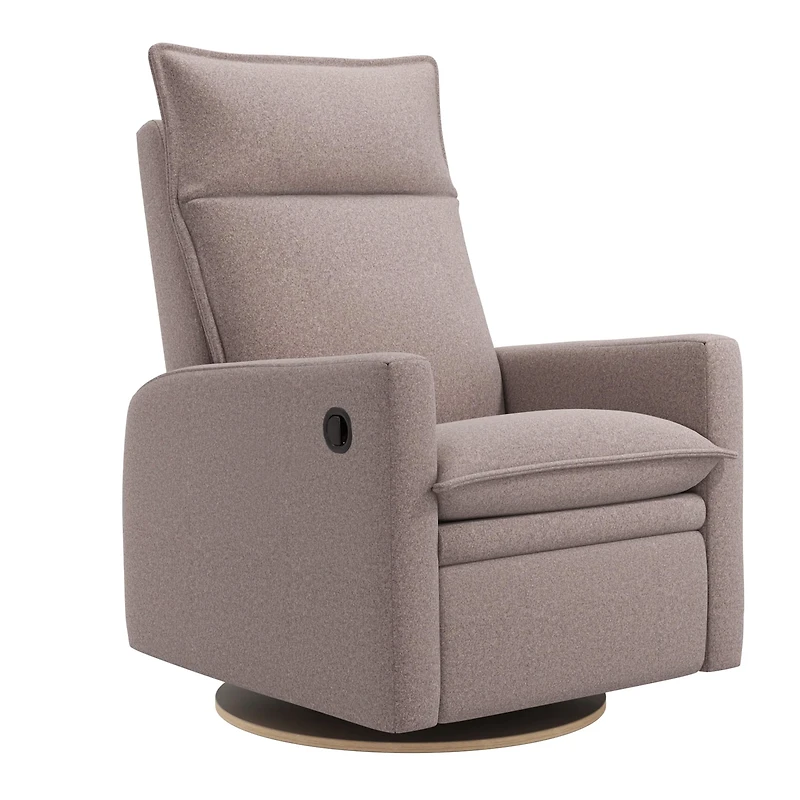 Fauteuil Berçant et Pivotant Arya - Arlo Beige