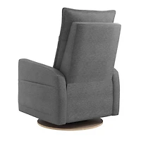 Fauteuil Berçant et Pivotant Arya - Nexus Charcoal