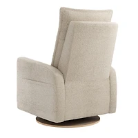 Rocking and Swivel Armchair Arya - Puppy Sand