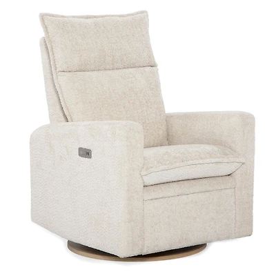Rocking and Swivel Armchair Arya - Puppy Sand - Motorized Electric