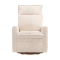 Rocking and Swivel Armchair Arya - Puppy Sand - Motorized Electric