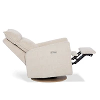 Rocking and Swivel Armchair Arya - Puppy Sand - Motorized Electric