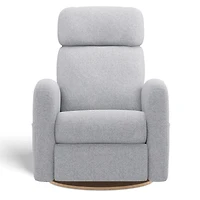 Upholstered  Rocking Armchair Swivel, Glider, Recliner Hailey - Arlo Heather Silver