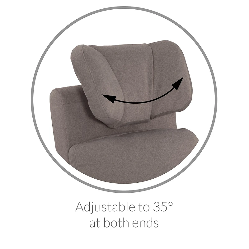 Fauteuil Berçant Inclinable Pivotant Hailey - Arlo Heather Silver