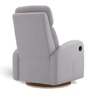 Fauteuil Berçant Inclinable Pivotant Hailey - Como Dove Grey