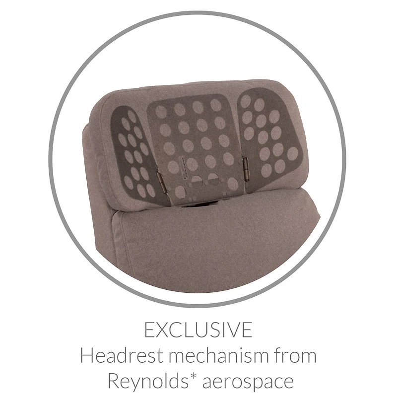 Fauteuil Berçant Inclinable Pivotant Hailey - Como Dove Grey