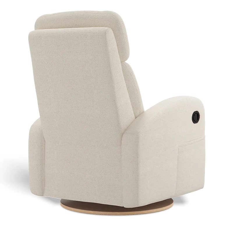 Fauteuil Berçant Inclinable Pivotant Hailey - Henequen (Tissu anti-tache)