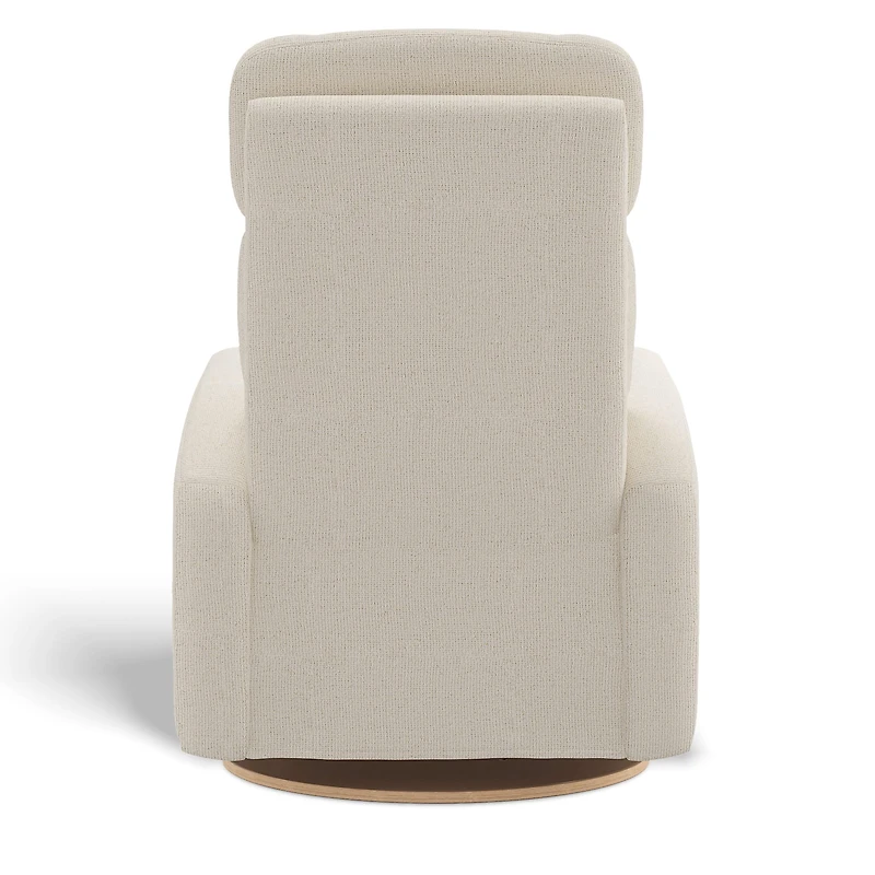 Fauteuil Berçant Inclinable Pivotant Hailey - Henequen (Tissu anti-tache)