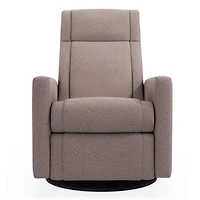 Fauteuil Berçant et Pivotant Nelly - Arlo Beige avec Mécanisme Électrique