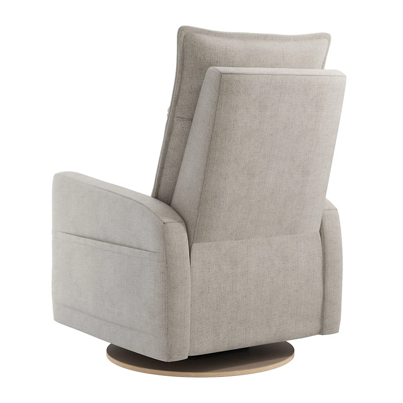 Fauteuil Berçant et Pivotant Arya - Tissu Breather Drifwood 56 avec Mécanisme Électrique