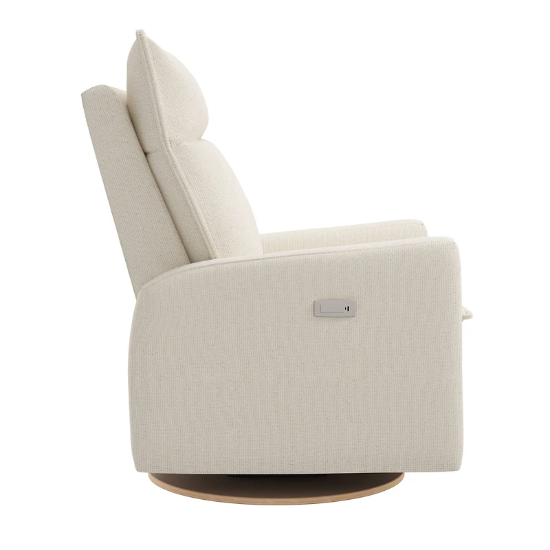 Fauteuil Berçant et Pivotant Arya - Henequen avec Mécanisme Électrique