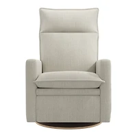 Rocking and Swivel Armchair Arya - Henequen - Motorized Electric