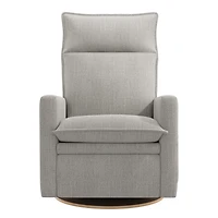 Rocking and Swivel Armchair Arya - Nubia Silver - Motorized Electric