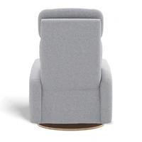 Fauteuil Berçant Inclinable Pivotant Hailey Arlo Heather Silver avec Mécanisme Électrique