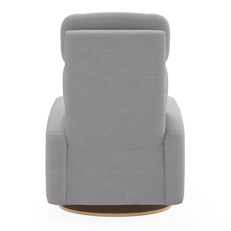 Fauteuil Berçant Inclinable Pivotant Hailey  Como Dove Grey avec Mécanisme Électrique