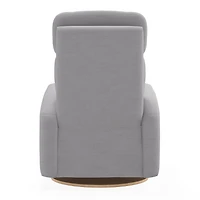 Fauteuil Berçant Inclinable Pivotant Hailey  Como Dove Grey avec Mécanisme Électrique