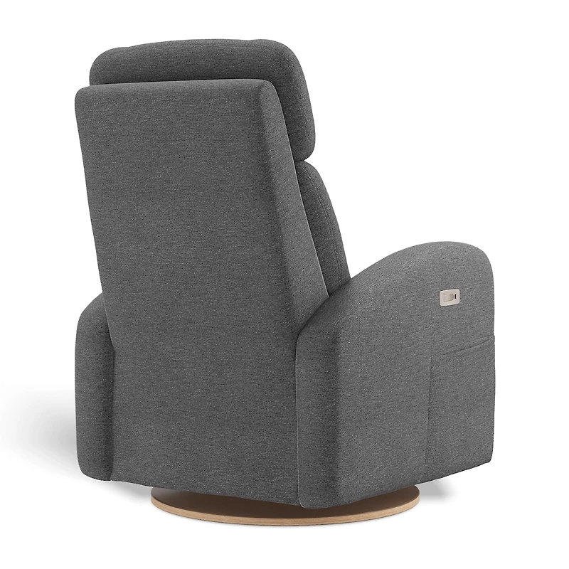 Fauteuil Berçant Inclinable Pivotant Hailey Nexus Charcoa avec Mécanisme Électrique