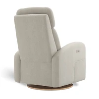 Fauteuil Berçant Inclinable Pivotant Hailey Nubia Silver avec Mécanisme Électrique