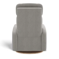 Fauteuil Berçant Inclinable Pivotant Hailey Nubia Silver avec Mécanisme Électrique