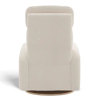Fauteuil Berçant Inclinable Pivotant Hailey Puppy Pearl avec Mécanisme Électrique