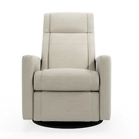 Rocking and Swivel Armchair Nelly - Como Sand / Black