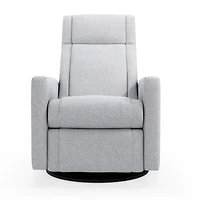 Fauteuil Berçant et Pivotant Nelly - Arlo Heather Gris / Noir