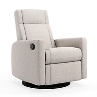 Fauteuil Berçant et Pivotant Nelly - Arlo Pearl / Noir
