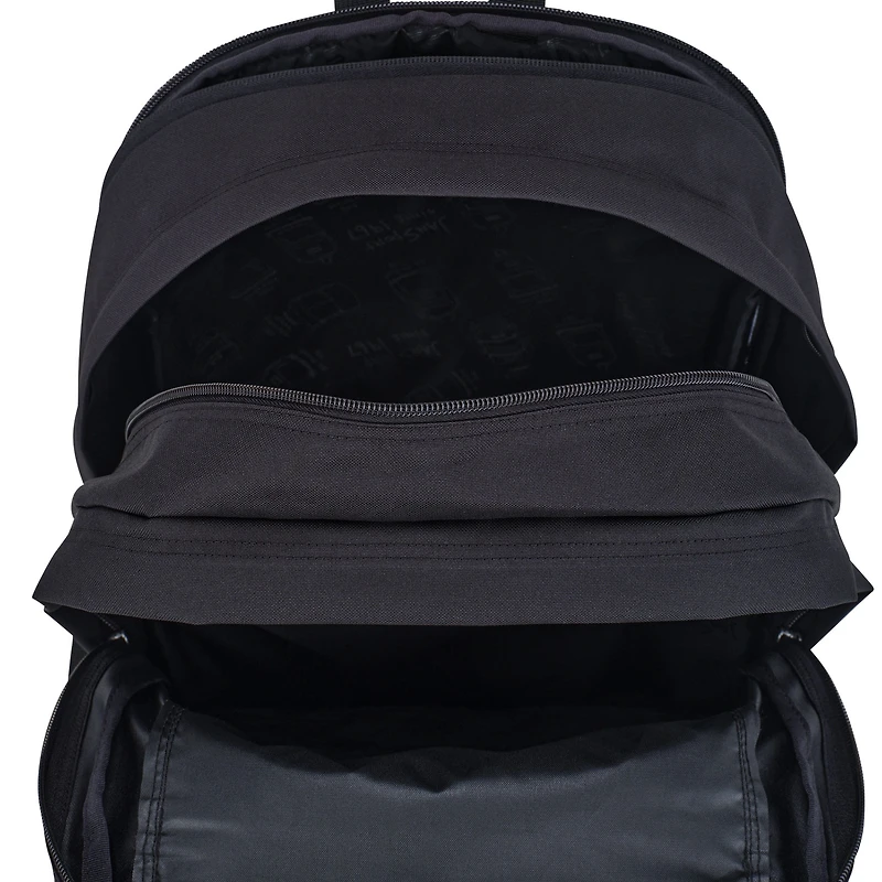 Big Student Black Backpack 34L