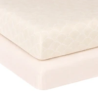 Drap Contour (2) pour Lit de Bébé - Taupe