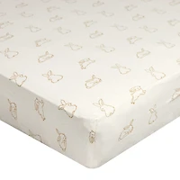 Crib Fitted Sheet - Bunnies