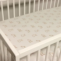 Crib Fitted Sheet - Bunnies