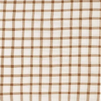 Jersey Crib Sheet - Plaid 