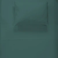Flannel Double Sheet Set - Green