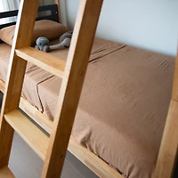 Flannel Twin Sheet Set - Caramel