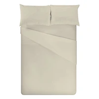 Flannel Twin Sheet Set Oatmeal