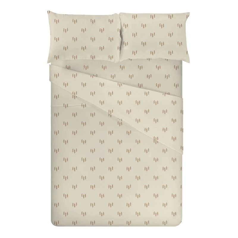 Flannel Double Sheet Set - Pines