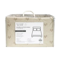 Flannel Double Sheet Set - Pines