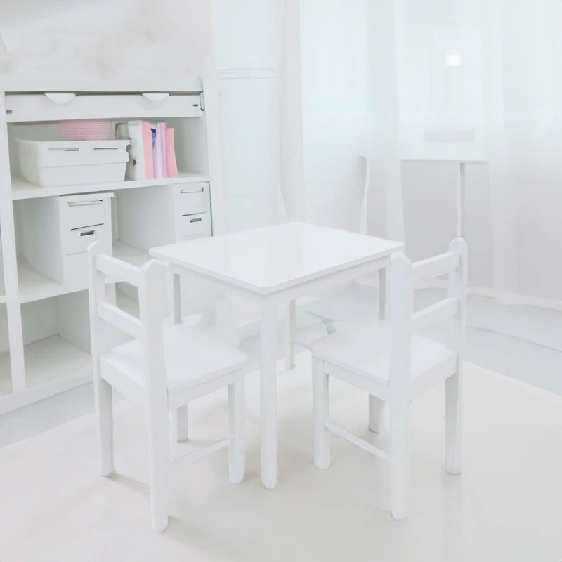 Table And Chair Set - White
