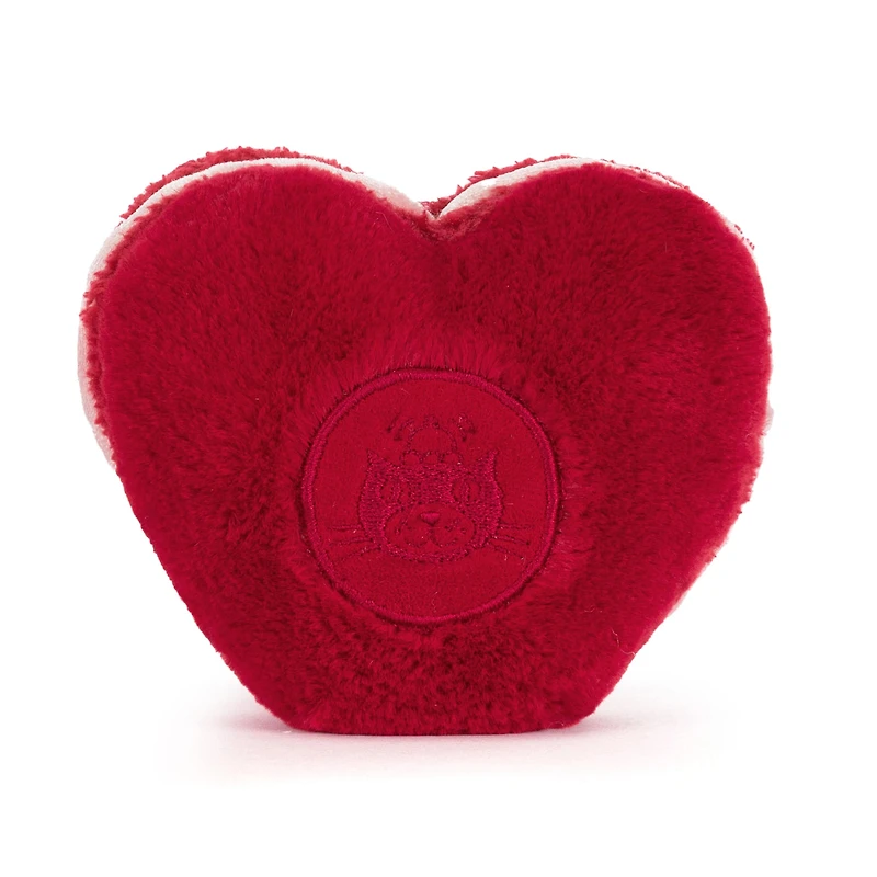 Macaron Coeur Arlette Rouge