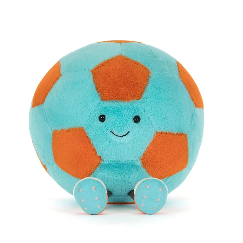 Ballon de Soccer Bleu Et Orange